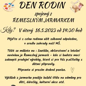 Leták - den rodin